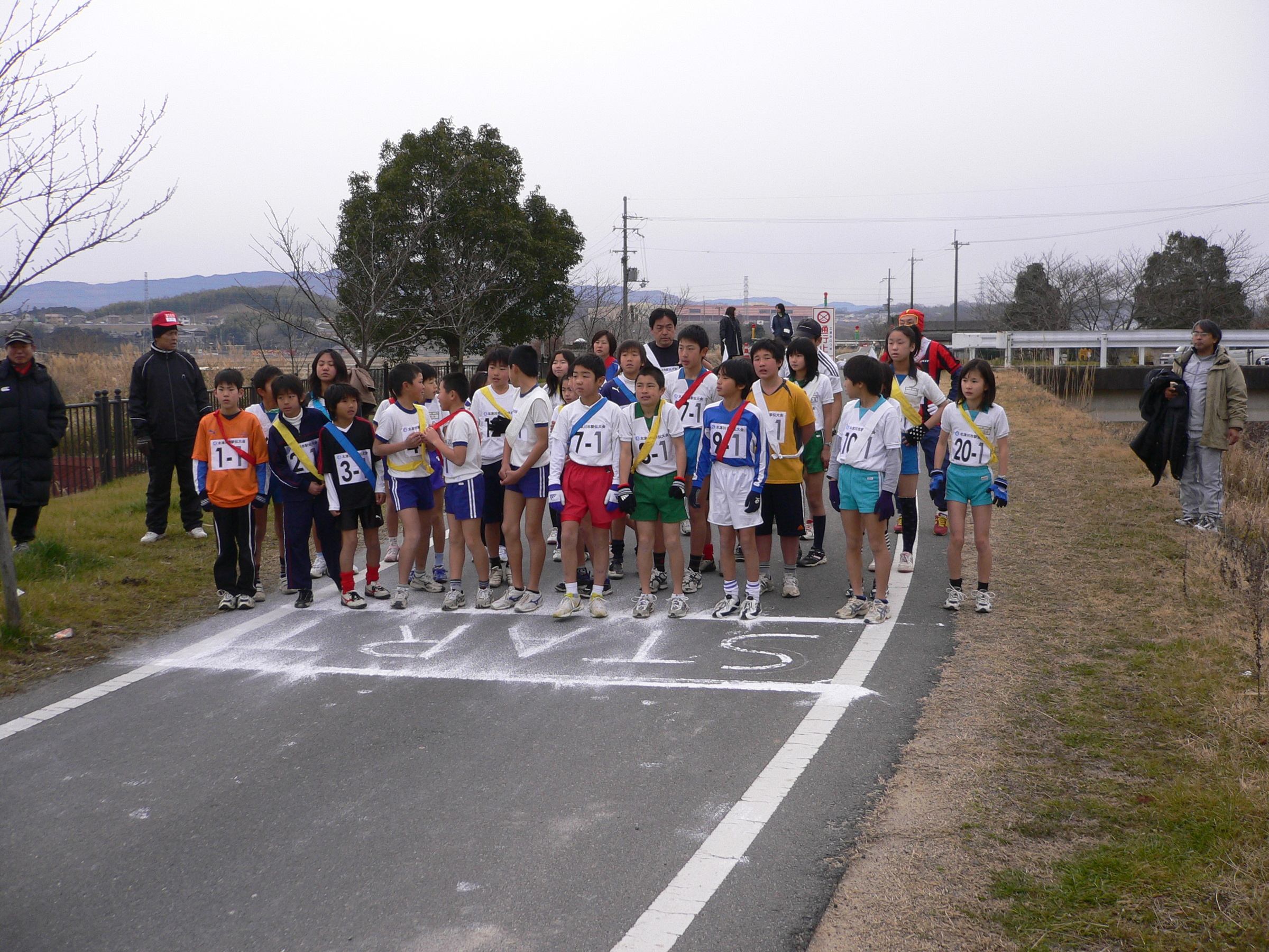 １月：木津川市民駅伝大会